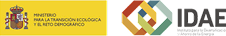 Logo del ministerio junto con el de IDAE